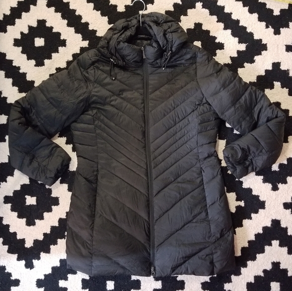 lands end packable down coat